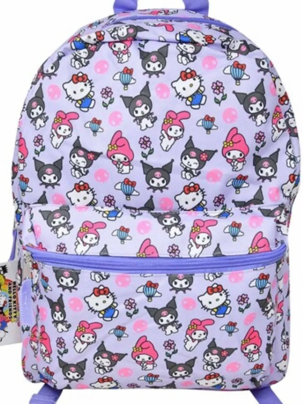 Sanrio Hello Kitty & Friends Kuromi All Over Nylon Purple Kids 16